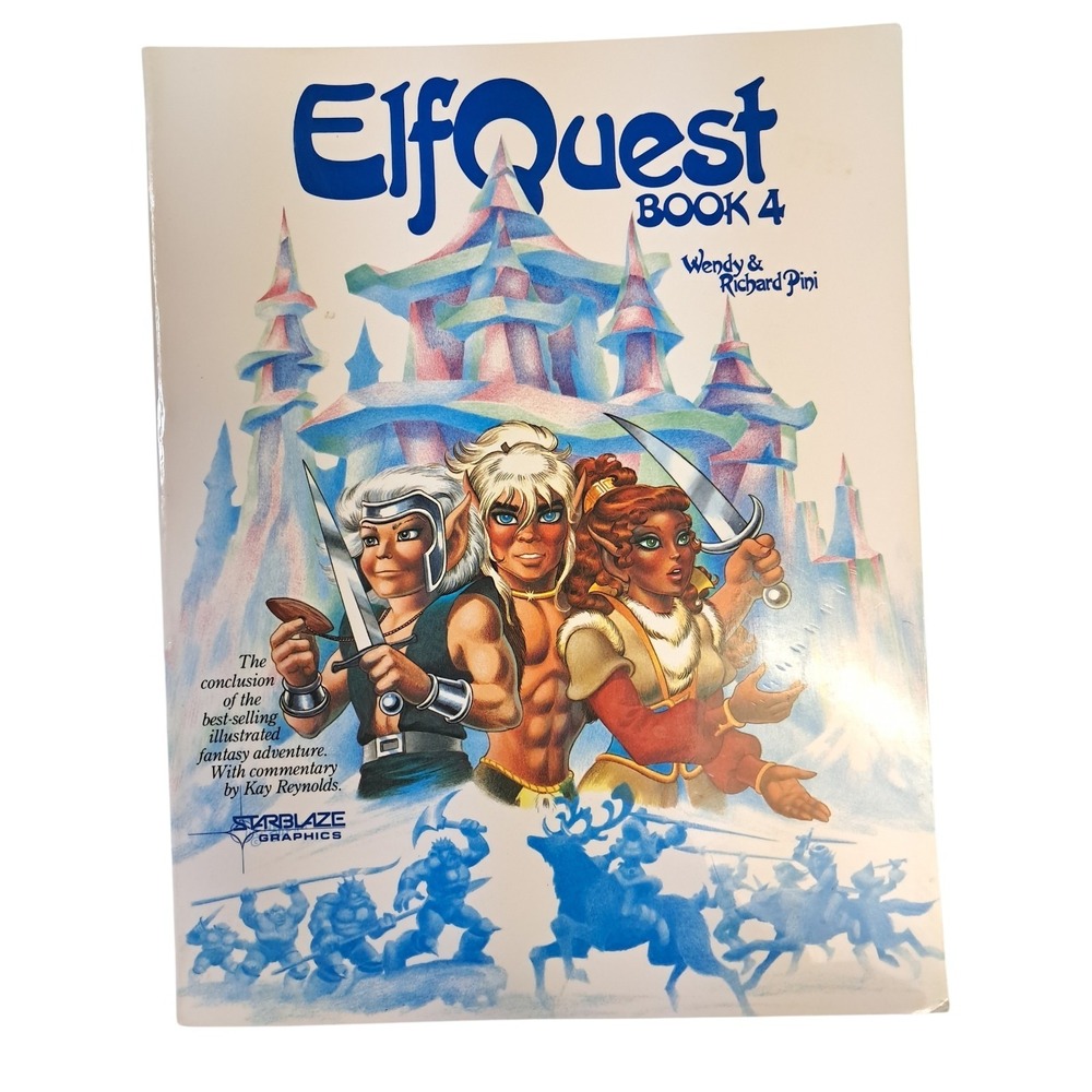 ElfQuest Book 4 - 1984 Wendy & Richard Pini Starblaze 1st Edition 1st Printing